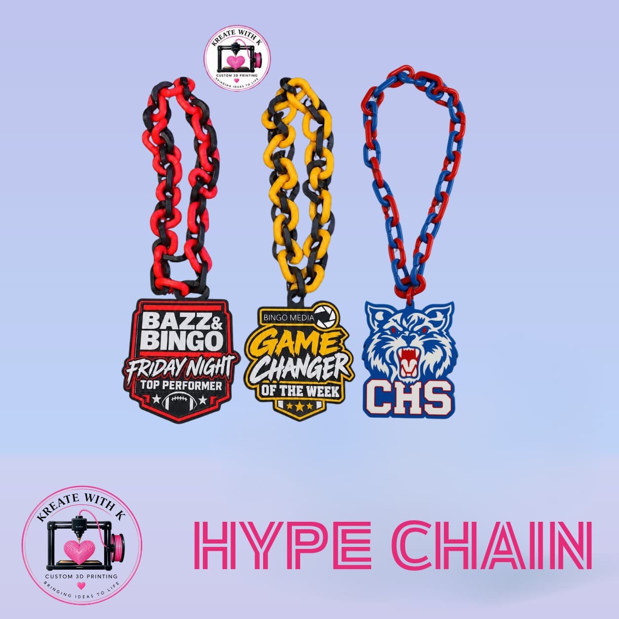 Keychains, Hype Chains & Accessories