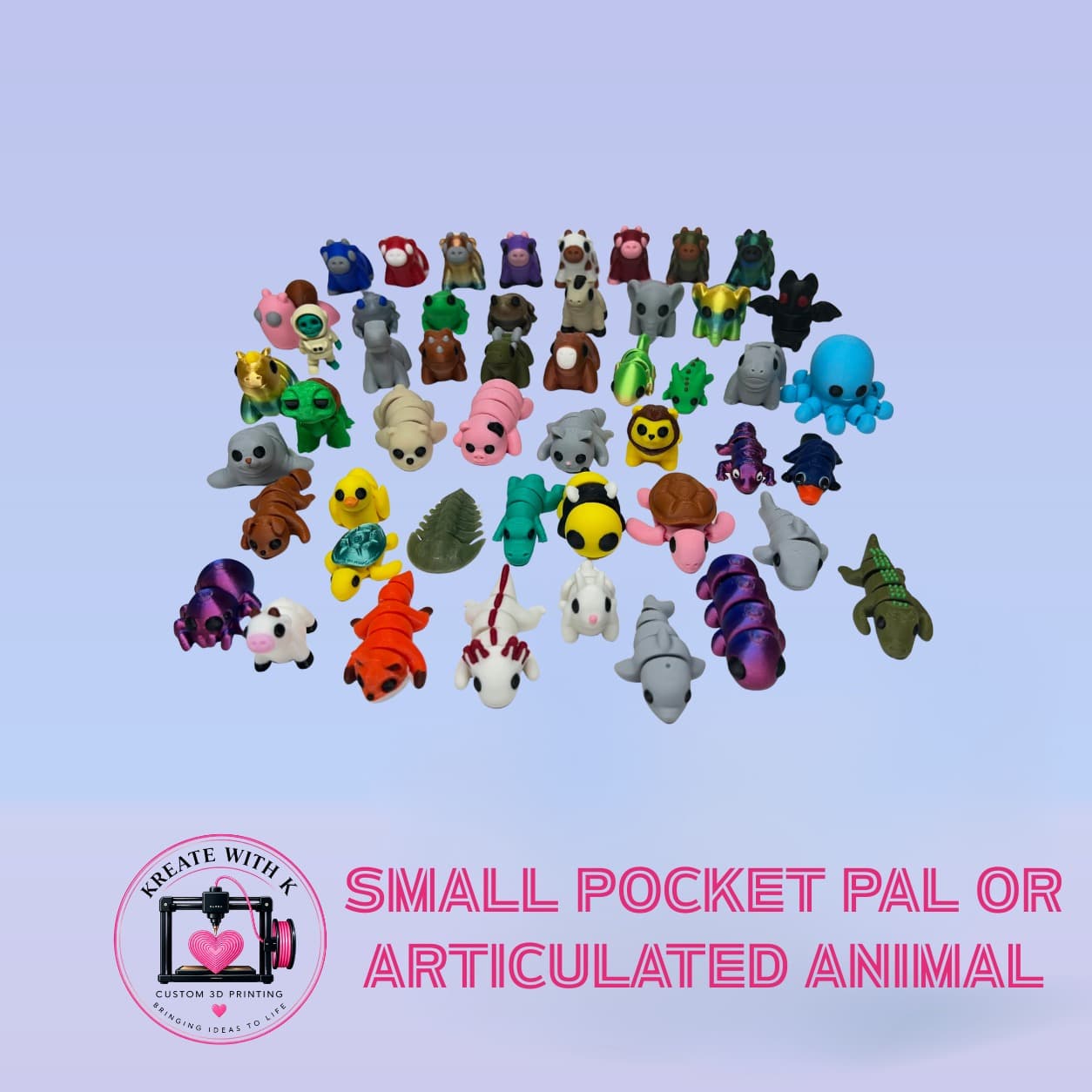 Pocket pals and articulated animals
